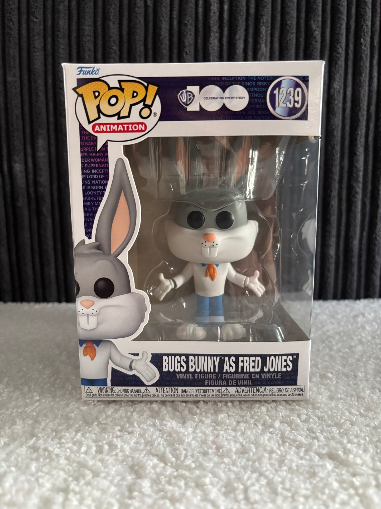 Funko Pop! Animation – Bugs Bunny as Fred Jones #1239 (Warner Bros. 100th Anniversary Edition)