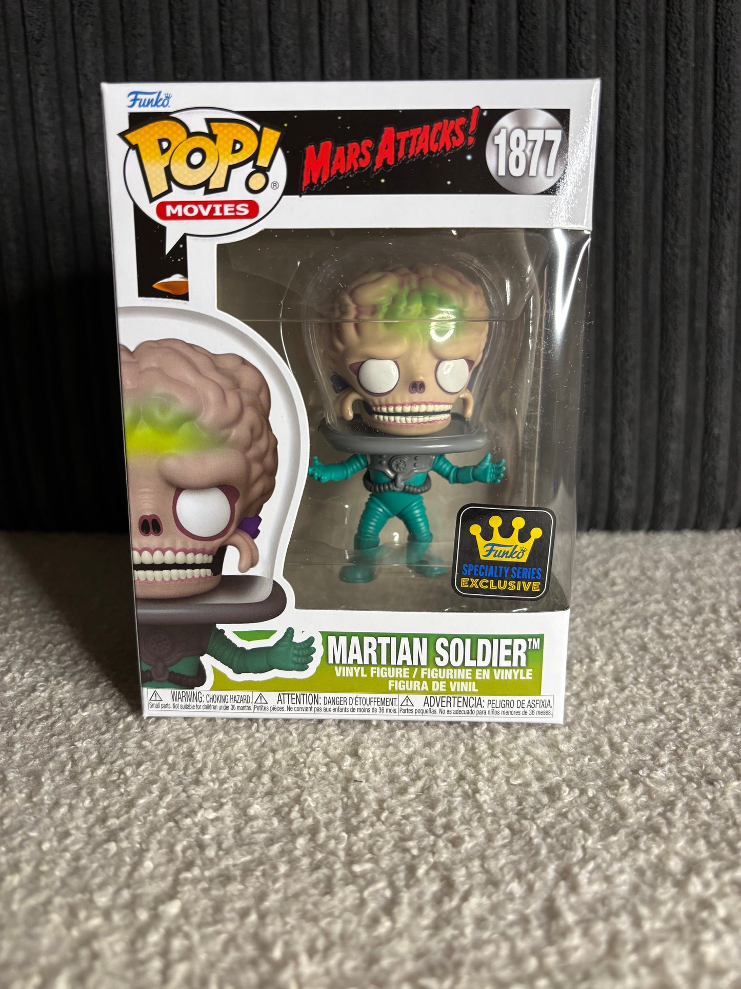 Funko Pop! Movies – Martian Soldier #1877 (Mars Attacks!) – Specialty Series Exclusive