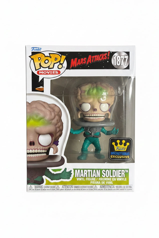 Funko Pop! Movies – Martian Soldier #1877 (Mars Attacks!) – Specialty Series Exclusive