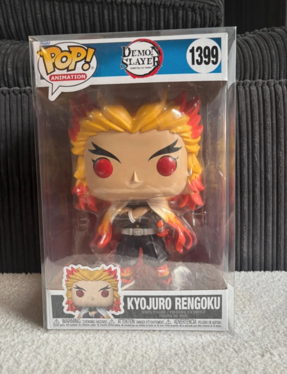 Funko Pop! Animation – Kyojuro Rengoku #1399 (Demon Slayer: Kimetsu no Yaiba Series – Jumbo Edition)