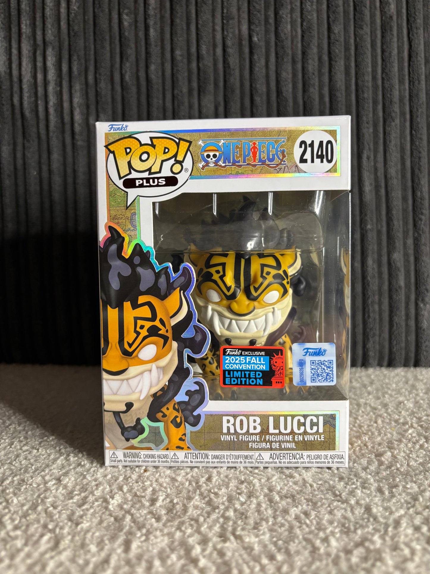 Funko Pop! Plus – Rob Lucci #2140 (One Piece – 2023 Fall Convention Limited Edition)