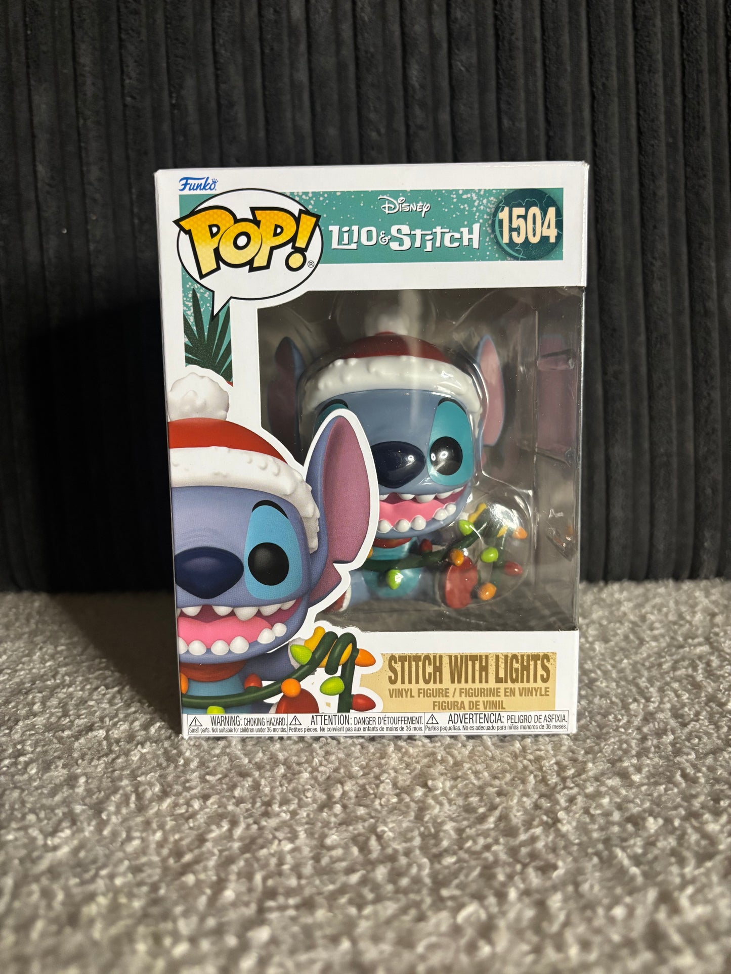 Funko Pop! Disney – Stitch with Lights #1504 (Lilo & Stitch Series – Holiday Edition)