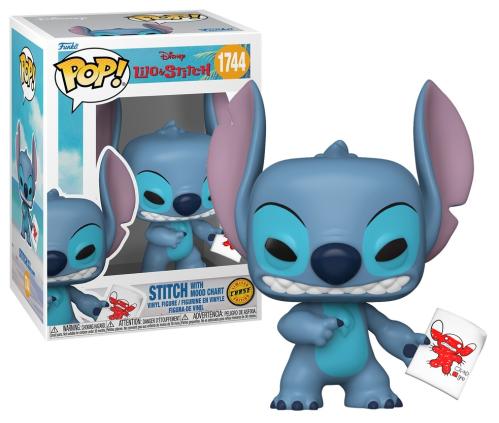 Funko Pop! Disney – Stitch with Mood Chart #1744 Chase editie(Lilo & Stitch)