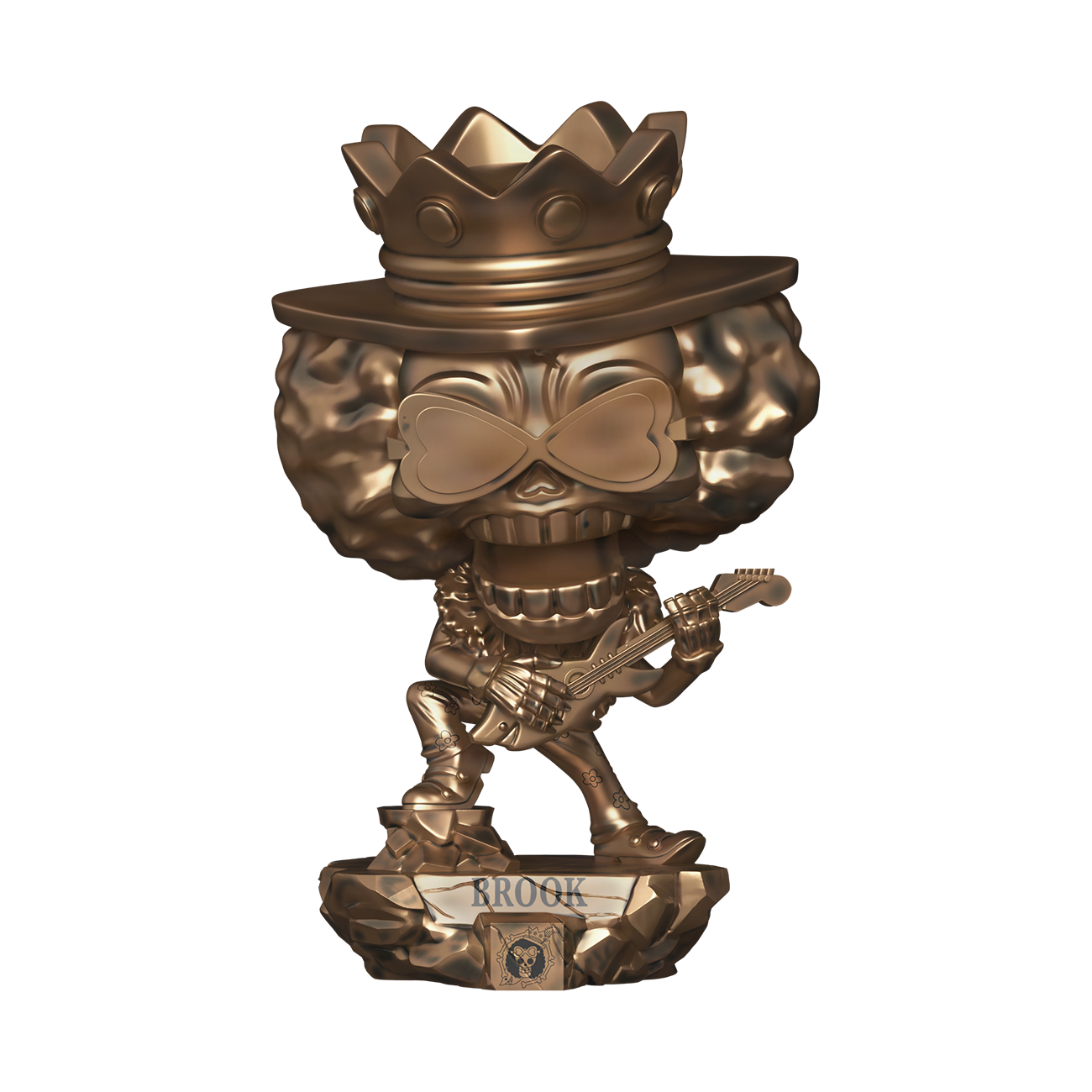 Funko Pop! Animation – Brook #2215 (One Piece) – Metallic Bronze Edition