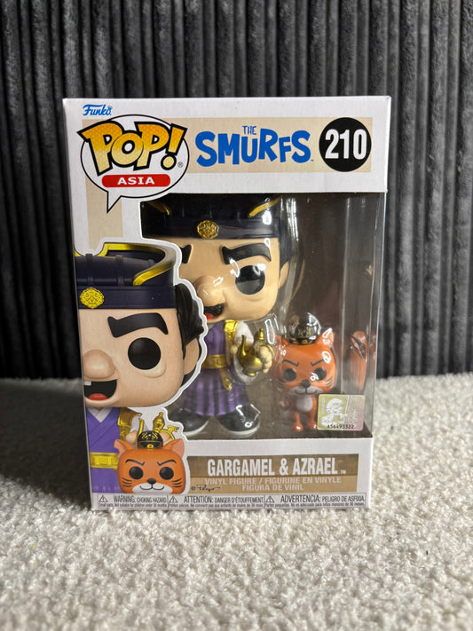 Funko Pop! Asia: The Smurfs – Gargamel & Azrael #210 (Exclusieve Set)