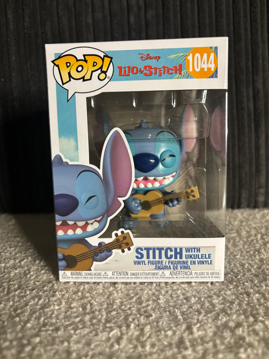 Funko Pop! Disney – Stitch with Ukulele #1044 (Lilo & Stitch Series)