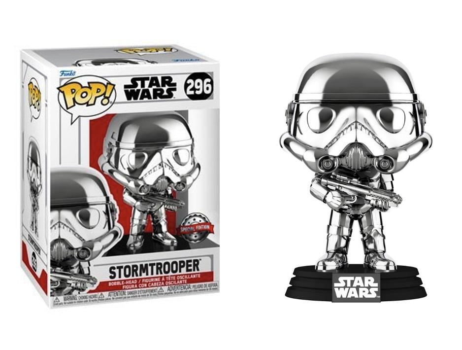 Funko Pop! Star Wars – Stormtrooper #296 (Special Edition, Chrome)