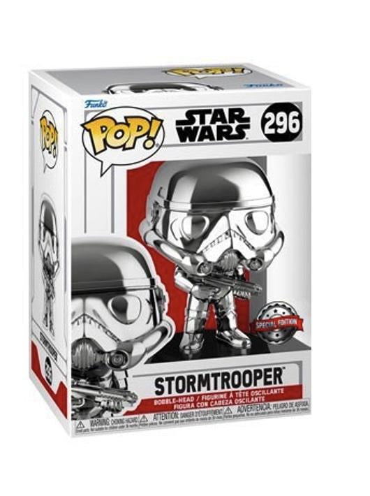 Funko Pop! Star Wars – Stormtrooper #296 (Special Edition, Chrome)