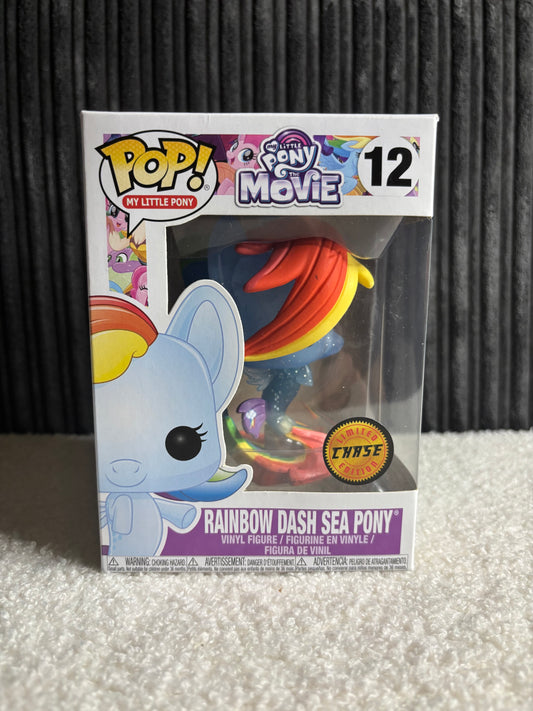 Funko Pop! – Rainbow Dash Sea Pony #12 (My Little Pony Movie – Limited Chase Edition)