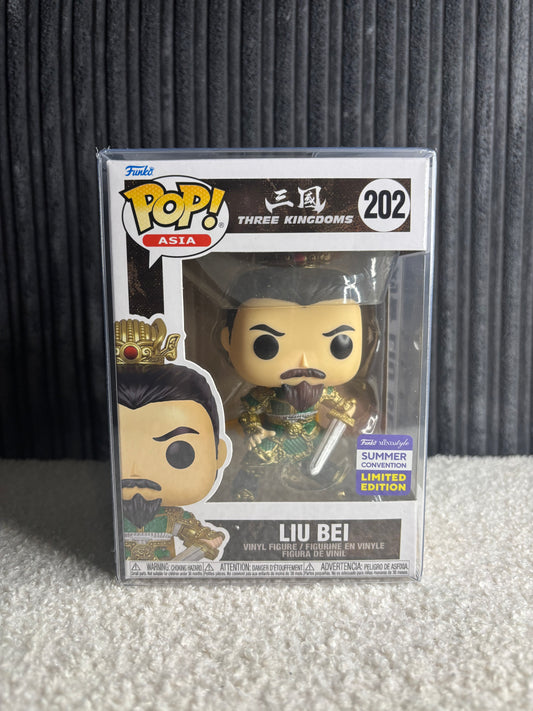 Funko Pop! Asia: Three Kingdoms – Liu Bei #202 (Summer Convention Limited Edition)