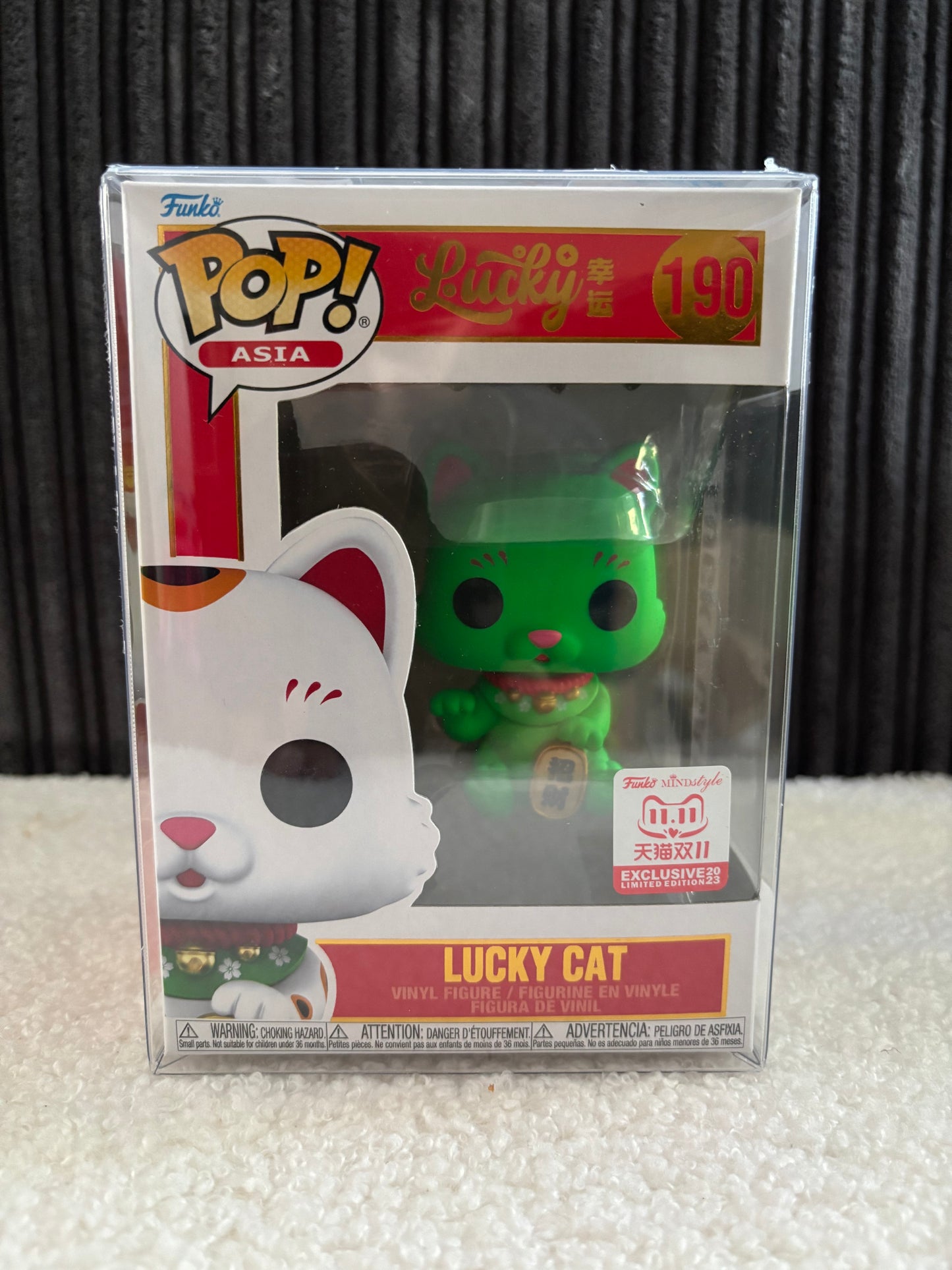 Funko Pop! Asia – Lucky Cat #190 – Exclusive (Groen)