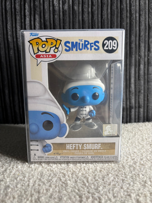Funko Pop! Asia: The Smurfs – Hefty Smurf #209 (Exclusieve Uitgave)