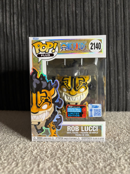 Funko Pop! Plus – Rob Lucci #2140 (One Piece – 2023 Fall Convention Limited Edition)
