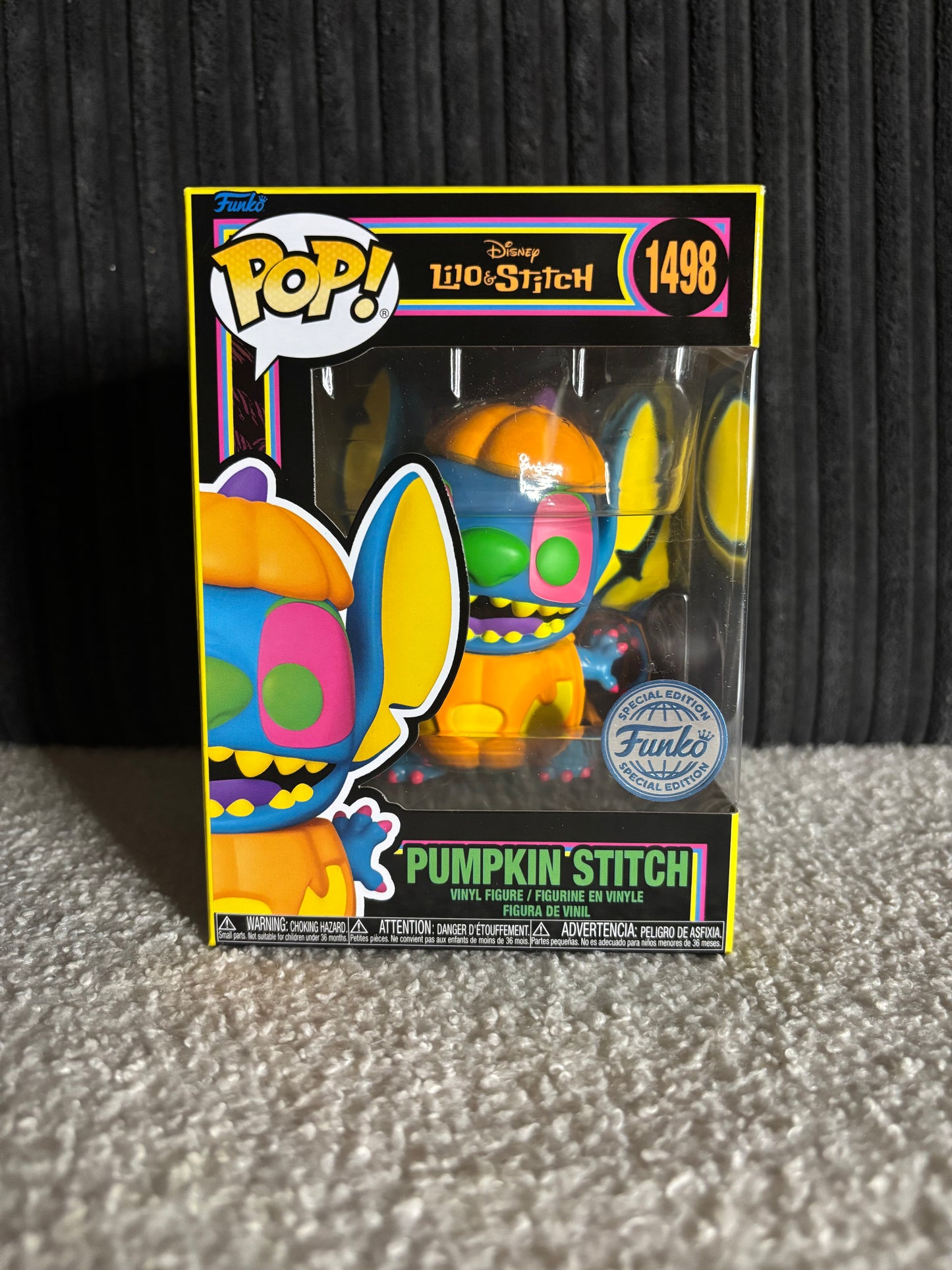 Funko Pop! Disney – Pumpkin Stitch #1498 (Lilo & Stitch Series – Funko Exclusive)