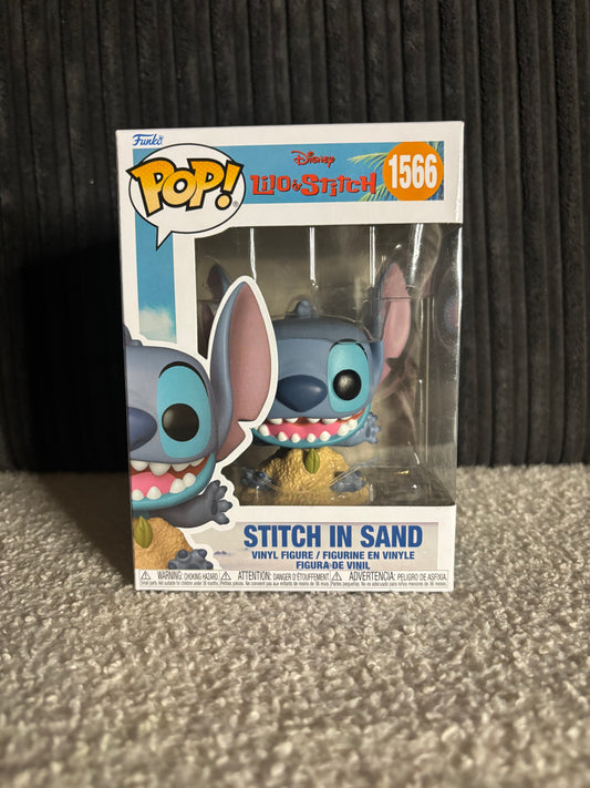 Funko Pop! Disney – Stitch in Sand #1566 (Lilo & Stitch Series)