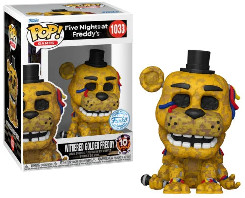 Funko Pop! Games – Withered Golden Freddy #1033 (Five Nights at Freddy’s – 10th Anniversary Edition)