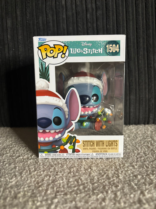 Funko Pop! Disney – Stitch with Lights #1504 (Lilo & Stitch Series – Holiday Edition)