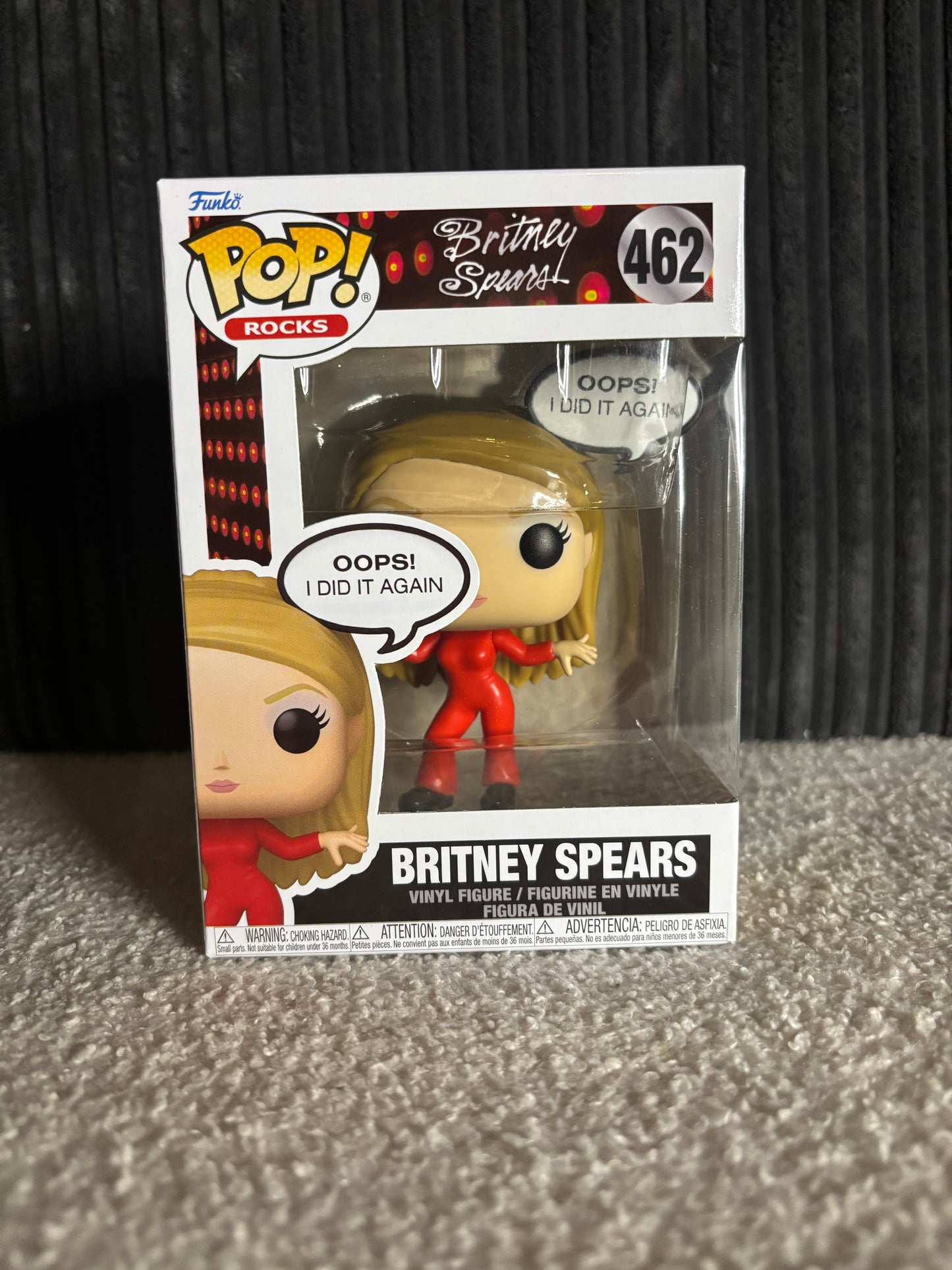 Funko Pop! Rocks – Britney Spears #462 (Oops!... I Did It Again Edition)