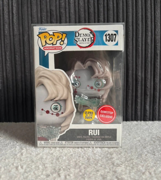 Funko Pop! Animation – Rui #1307 (Demon Slayer: Kimetsu no Yaiba Series – GameStop Exclusive Glow-in-the-Dark Edition)