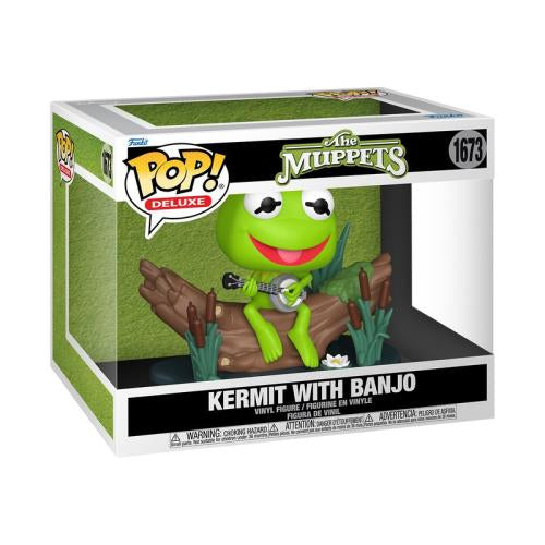 Funko Pop! Deluxe – Kermit with Banjo #1673 (The Muppets)