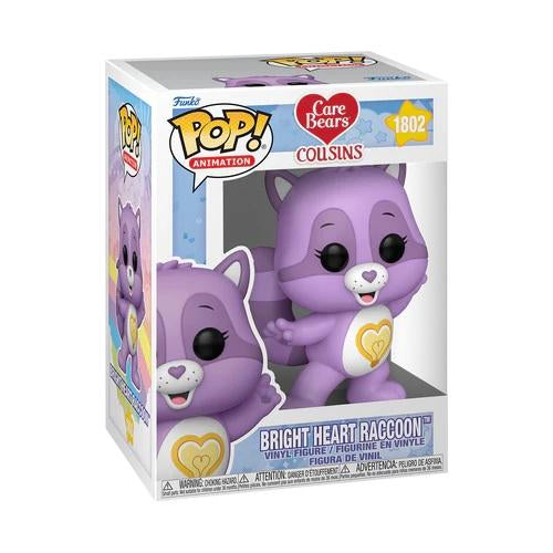 Funko Pop! Care Bears Cousins – Bright Heart Raccoon #1802