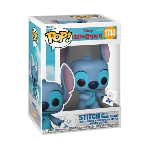 Funko Pop! Disney – Stitch with Mood Chart #1744 (Lilo & Stitch)