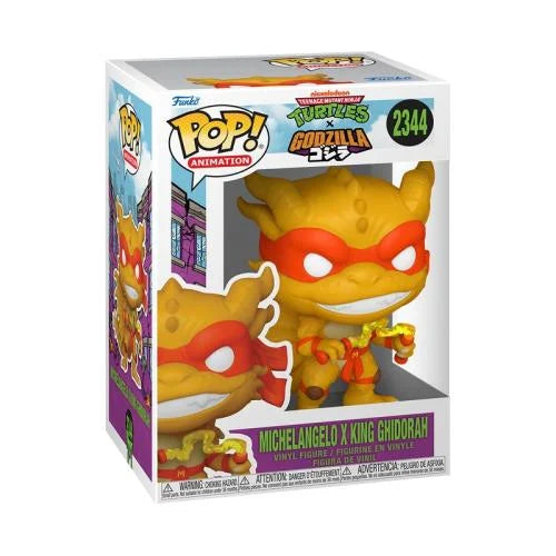 Funko Pop! Animation – Michelangelo x King Ghidorah #2344 (TMNT x Godzilla)