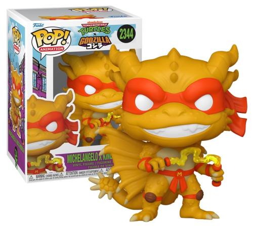 Funko Pop! Animation – Michelangelo x King Ghidorah #2344 (TMNT x Godzilla)