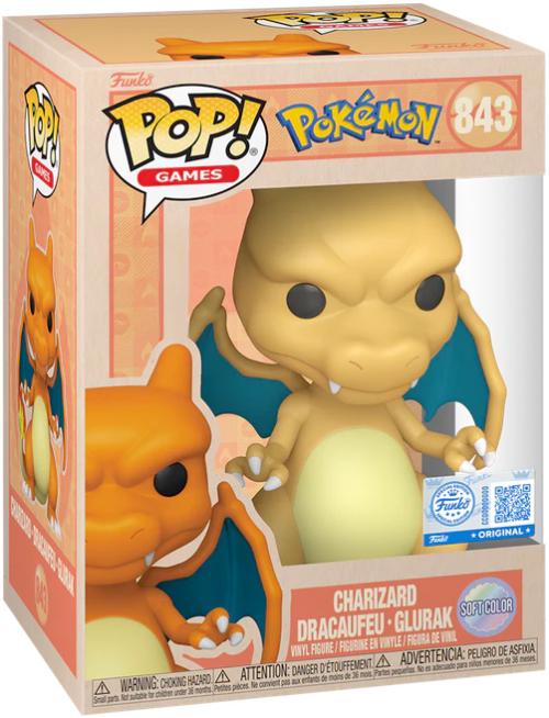 Funko Pop! Games – Charizard #843 (Pokémon – Soft Color)