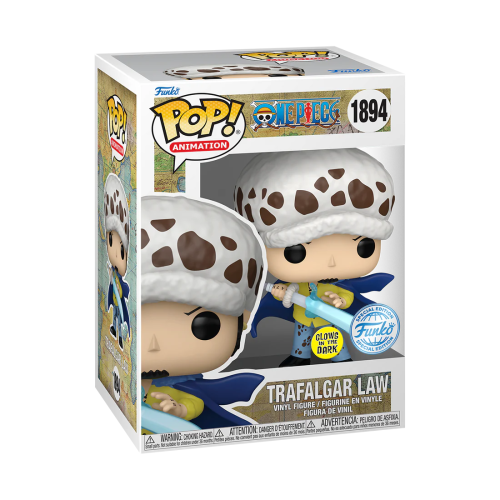 Funko Pop! Animation – Trafalgar Law #1894 (One Piece – Special Edition, Glows in the Dark)