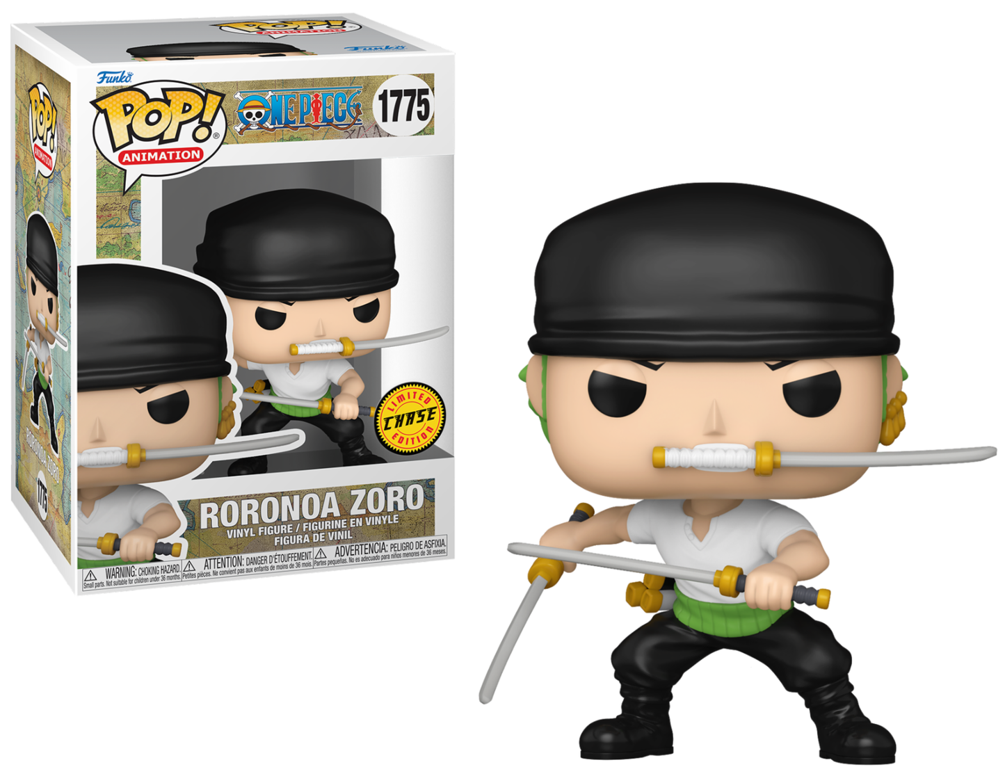 Funko Pop! Animation – Roronoa Zoro #1775 (One Piece – Chase Variant)