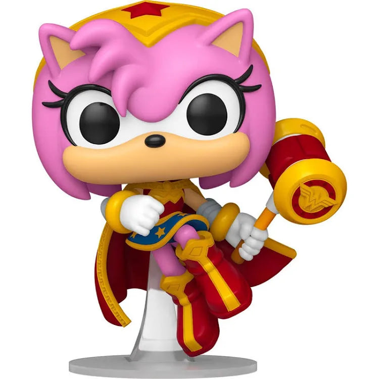 Funko Pop! Heroes – Amy as Wonder Woman #595 (Sonic the Hedgehog x DC)