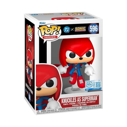 Funko Pop! Heroes – Knuckles as Superman #596 (Sonic the Hedgehog x DC)