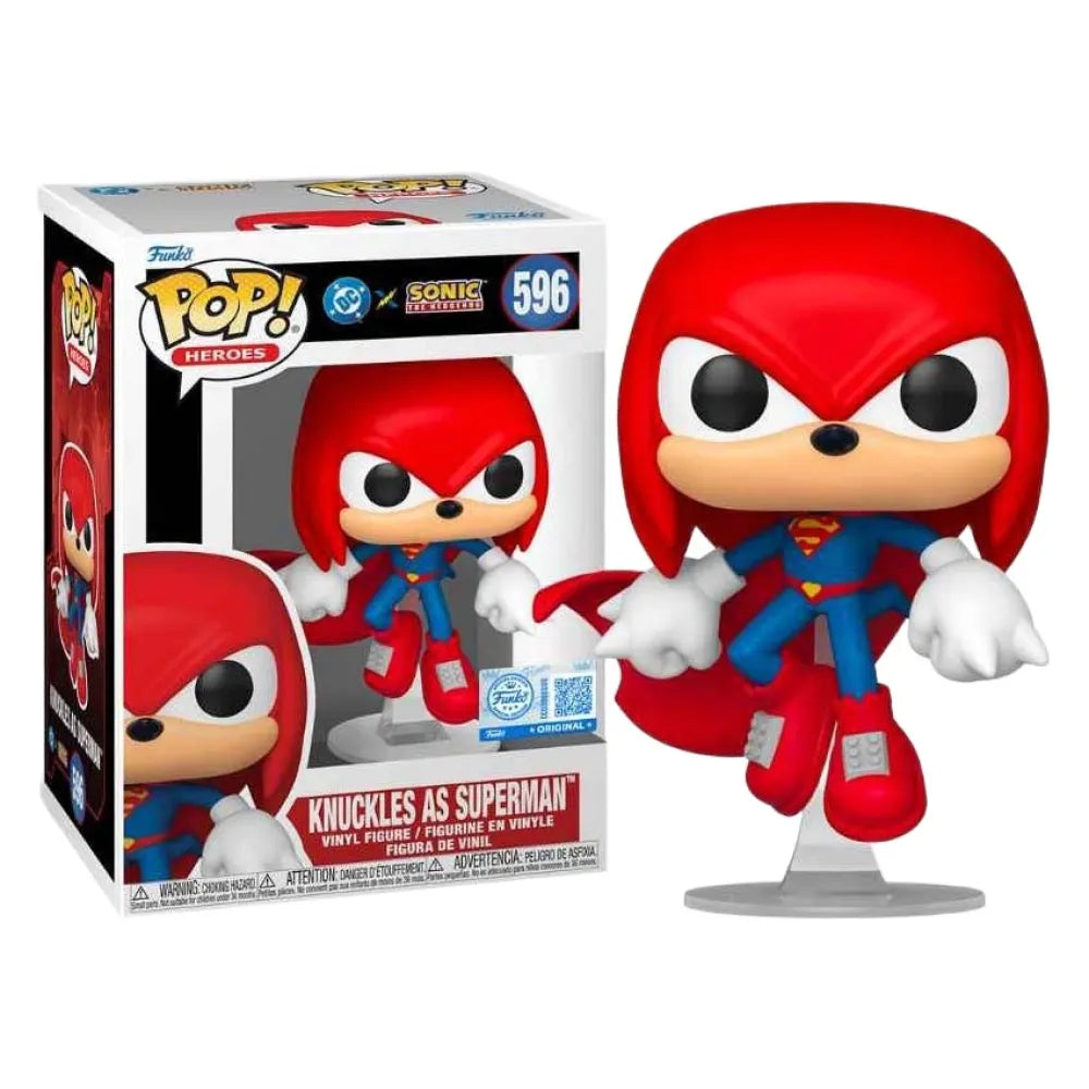 Funko Pop! Heroes – Knuckles as Superman #596 (Sonic the Hedgehog x DC)