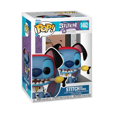 Funko Pop! Disney Stitch – Stitch as Pongo #1462 (Stitch in Costume Series)