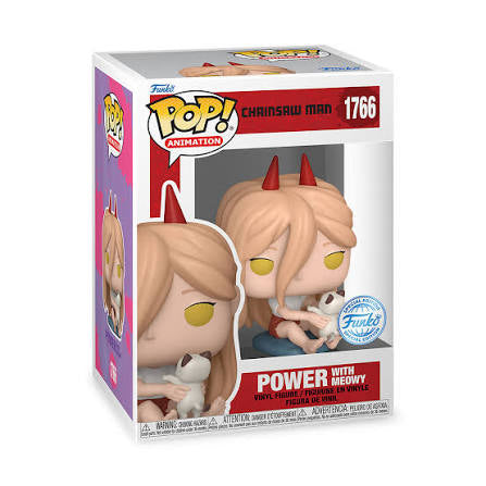 Funko Pop! Animation – Power with Meowy #1766 (Chainsaw Man – Special Edition)