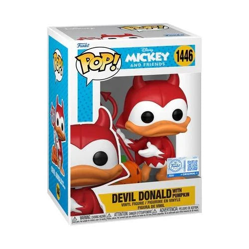 Funko Pop! Disney – Devil Donald with Pumpkin #1446 (Mickey and Friends – Halloween Edition)