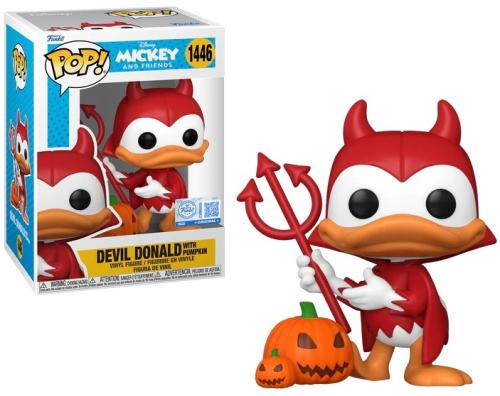 Funko Pop! Disney – Devil Donald with Pumpkin #1446 (Mickey and Friends – Halloween Edition)