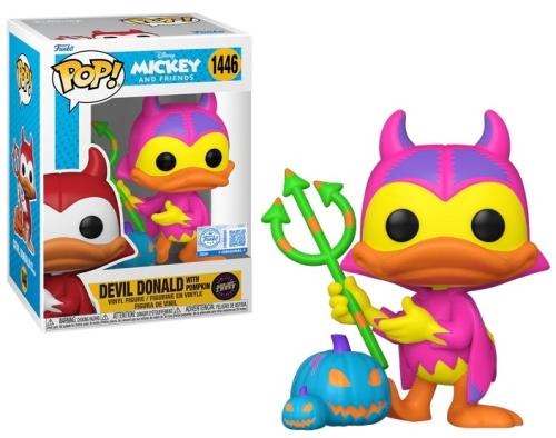 Funko Pop! Disney – Devil Donald with Pumpkin #1446 – Special Edition / Chase variant