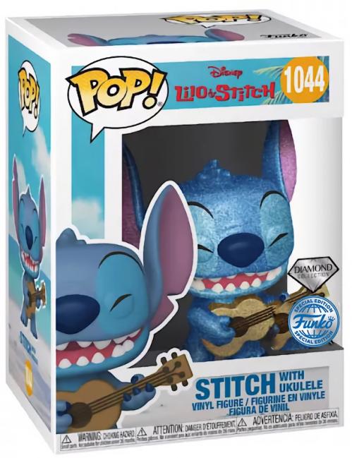 Funko Pop! Disney – Stitch with Ukulele #1044 (Diamond Collection – Special Edition)