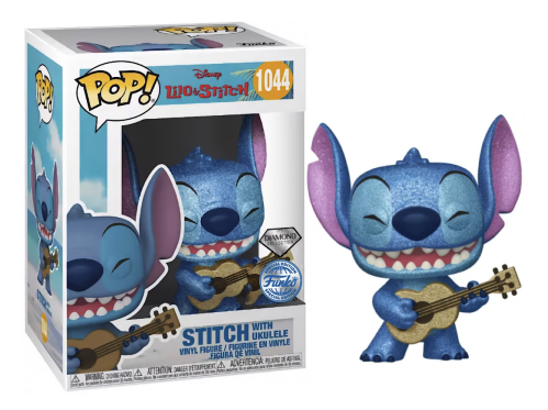 Funko Pop! Disney – Stitch with Ukulele #1044 (Diamond Collection – Special Edition)