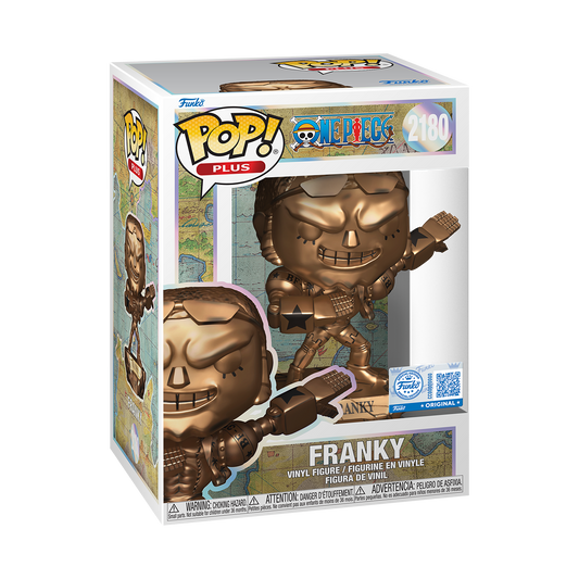 Funko Pop! Plus – Franky #2180 (One Piece) – Metallic Bronze Edition